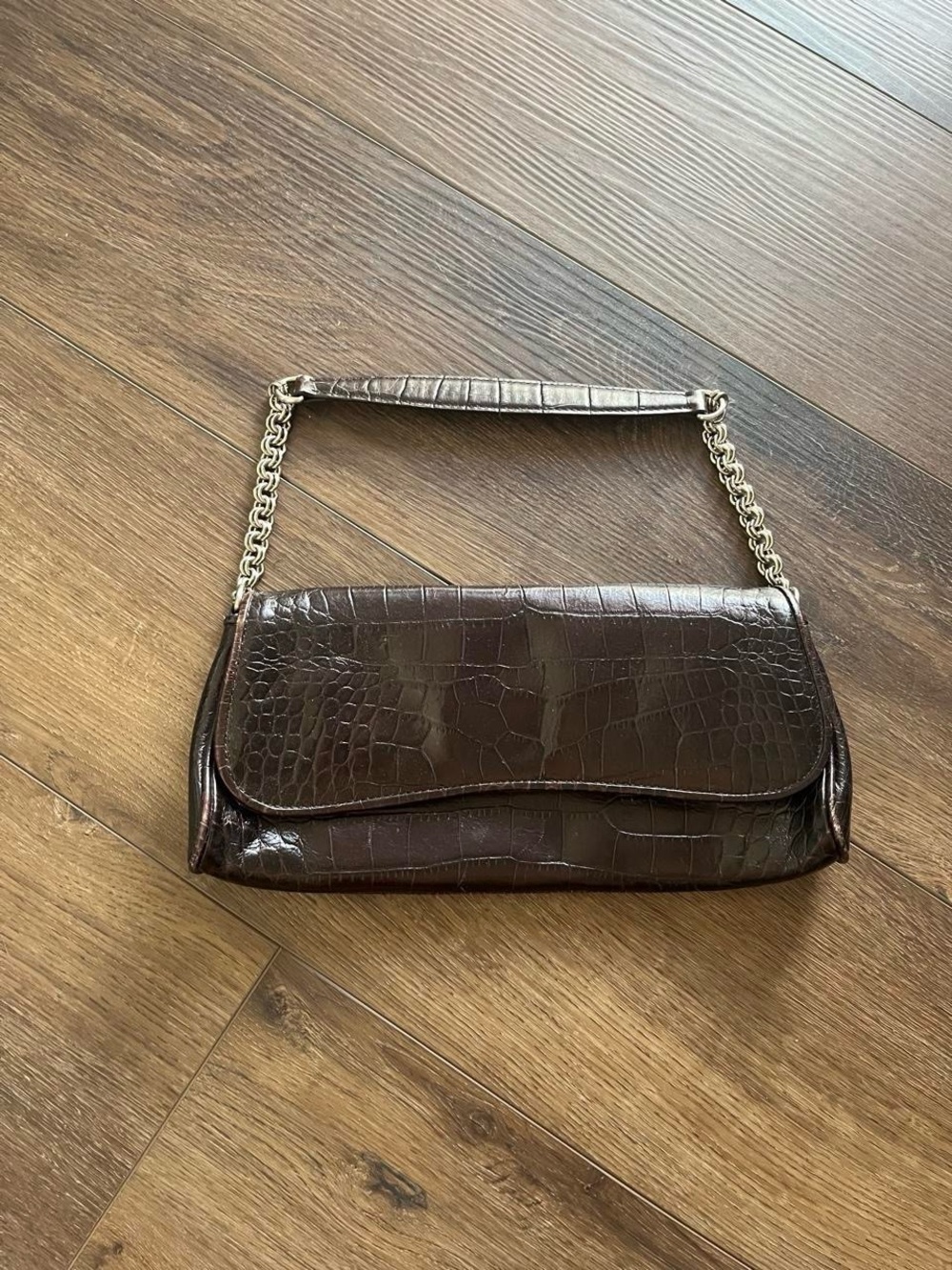 Vintage Anne Klein Brown Leather shoulder bag